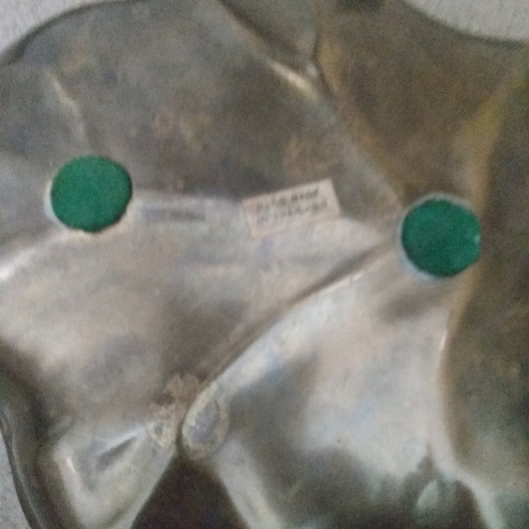 11" Solid Brass Grape Leaf - Picture 4 of 4